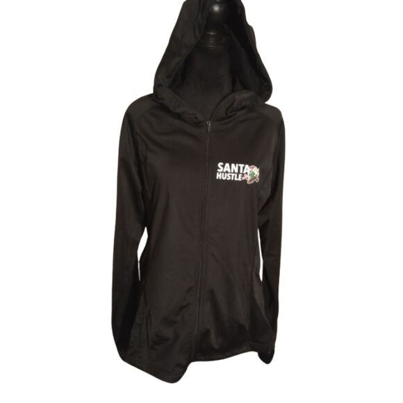 Leslie Jordan Women's Size Medium Santa Hustle Race Series Full Zip Lined Jacket - Picture 1 of 6